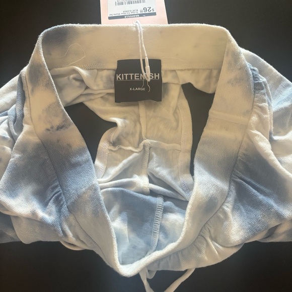 Kittenish To Dye For Blue Shorts Set-NWWT - Picture 4 of 8